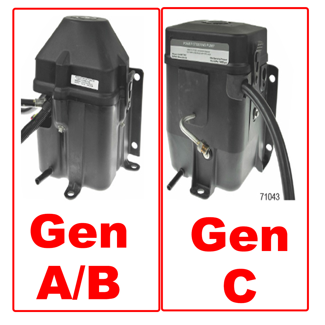Verado Power Steering Pump Conversion overview (Gen B to Gen C)